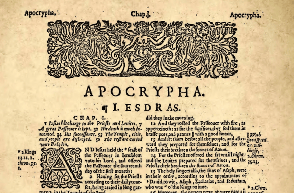What about the Apocrypha?