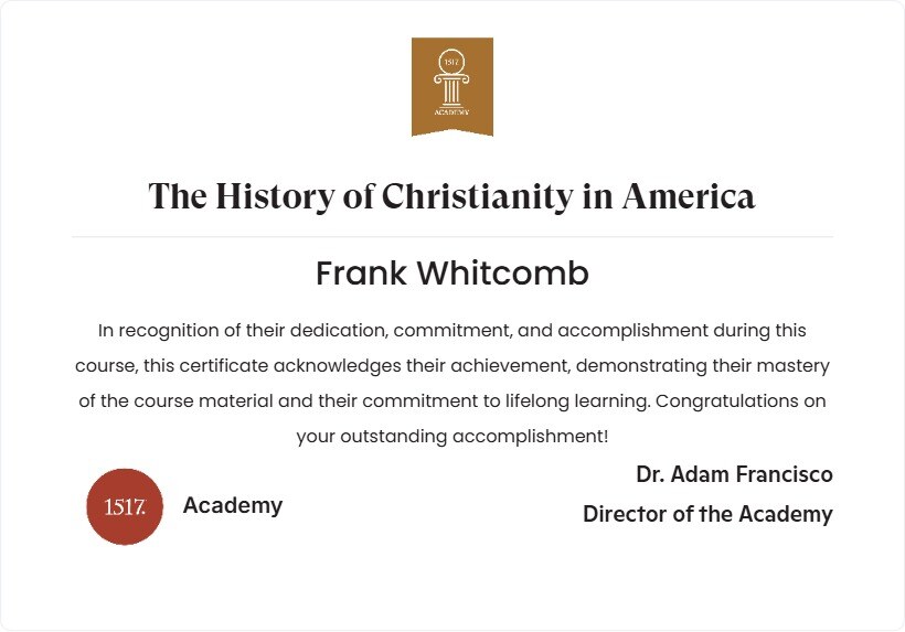 The History of Christianity in America