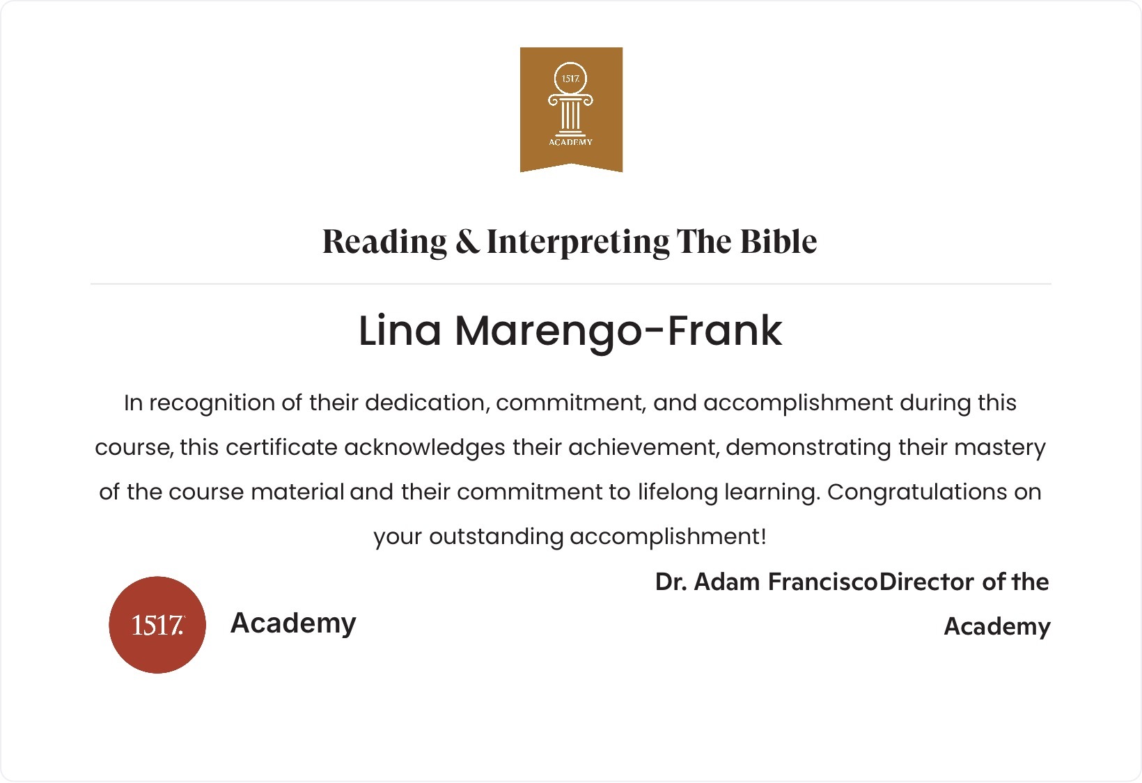 Reading & Interpreting The Bible