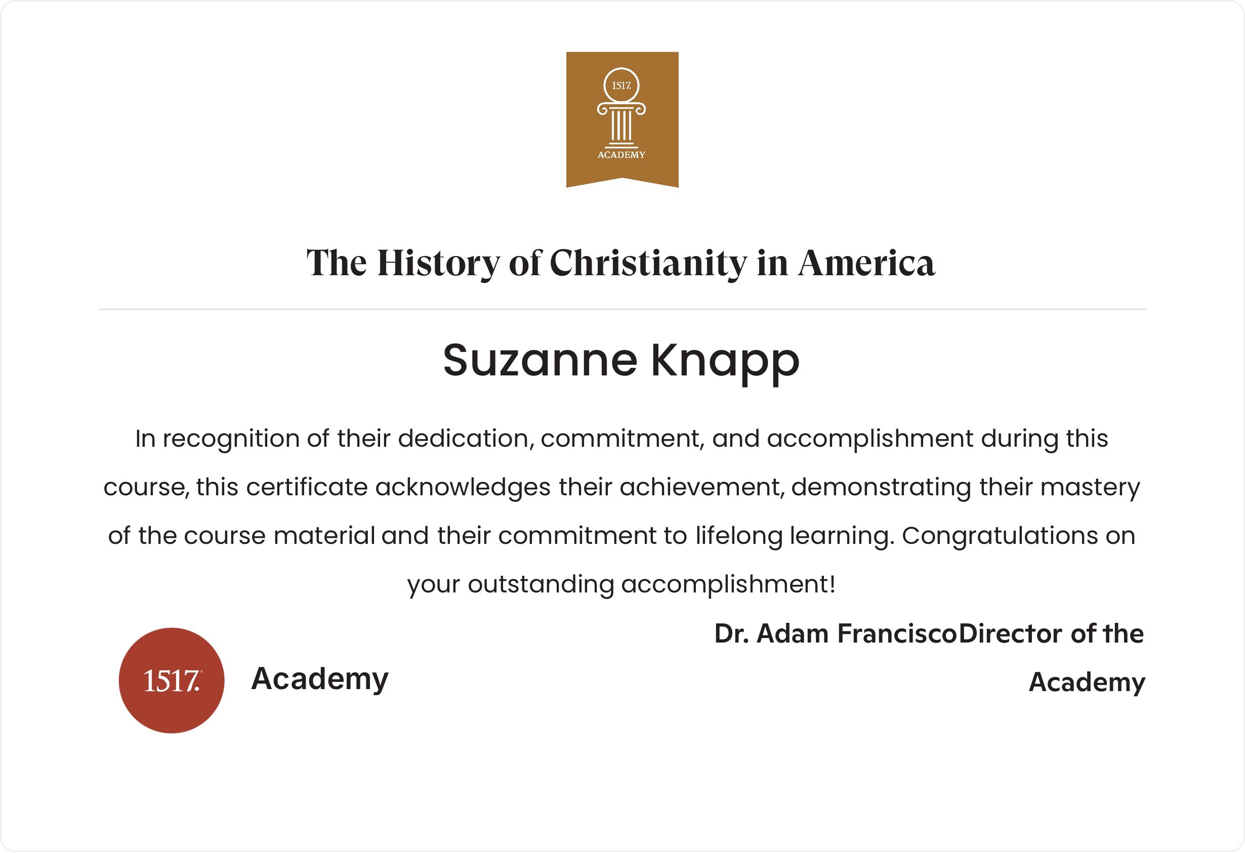 The History of Christianity in America