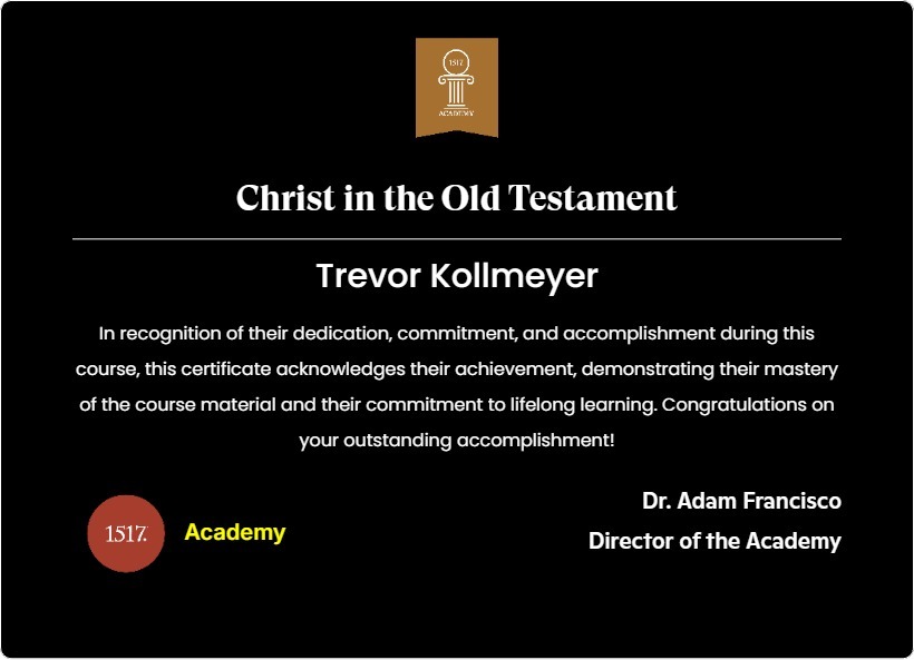 Christ in the Old Testament