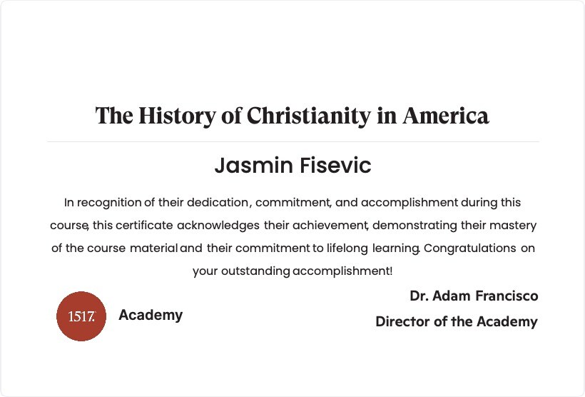The History of Christianity in America