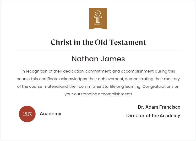 Christ in the Old Testament