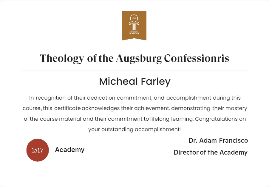 Theology of the Augsburg Confession