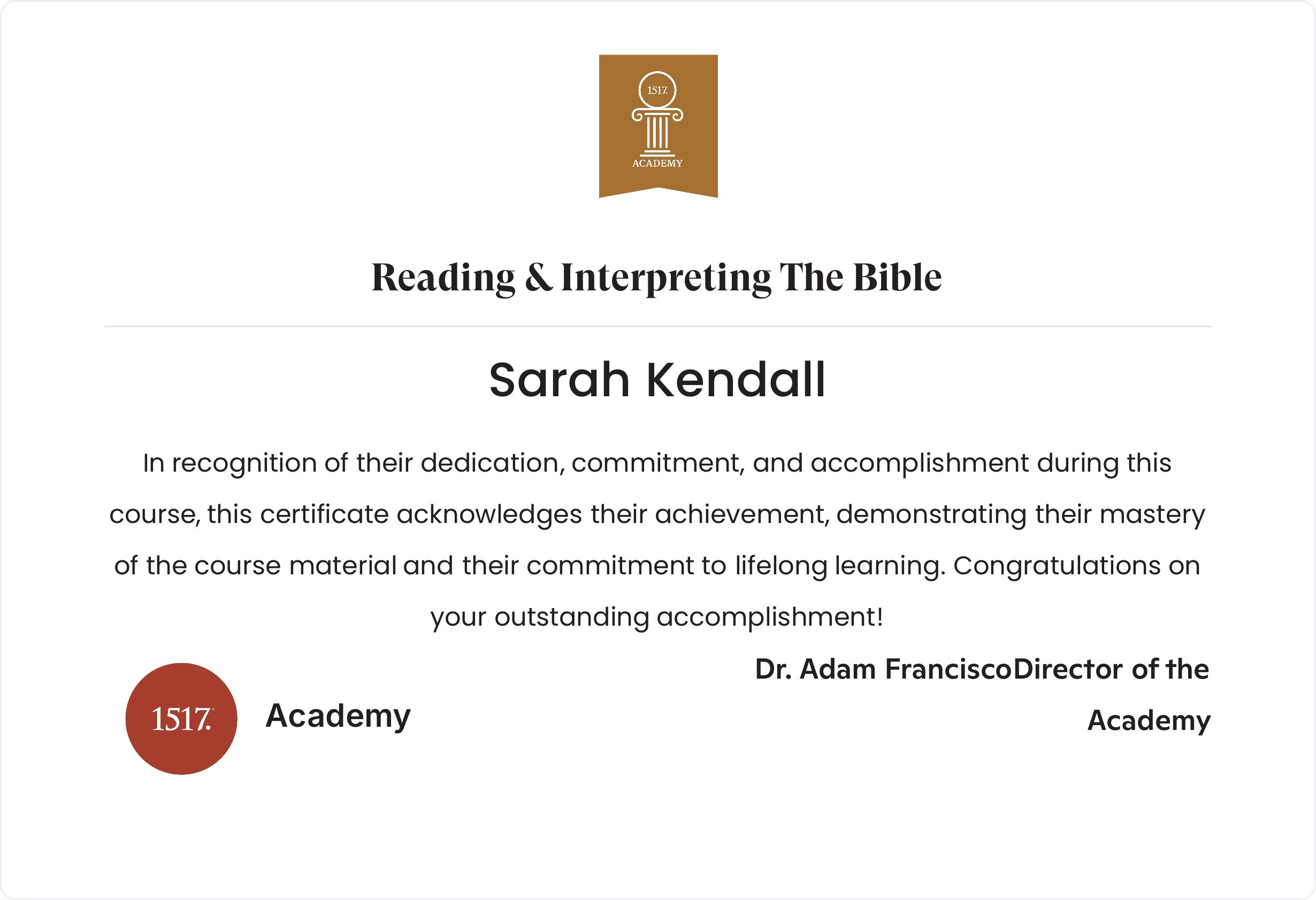 Reading & Interpreting The Bible