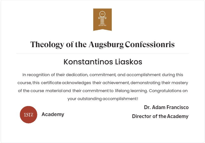 Theology of the Augsburg Confession