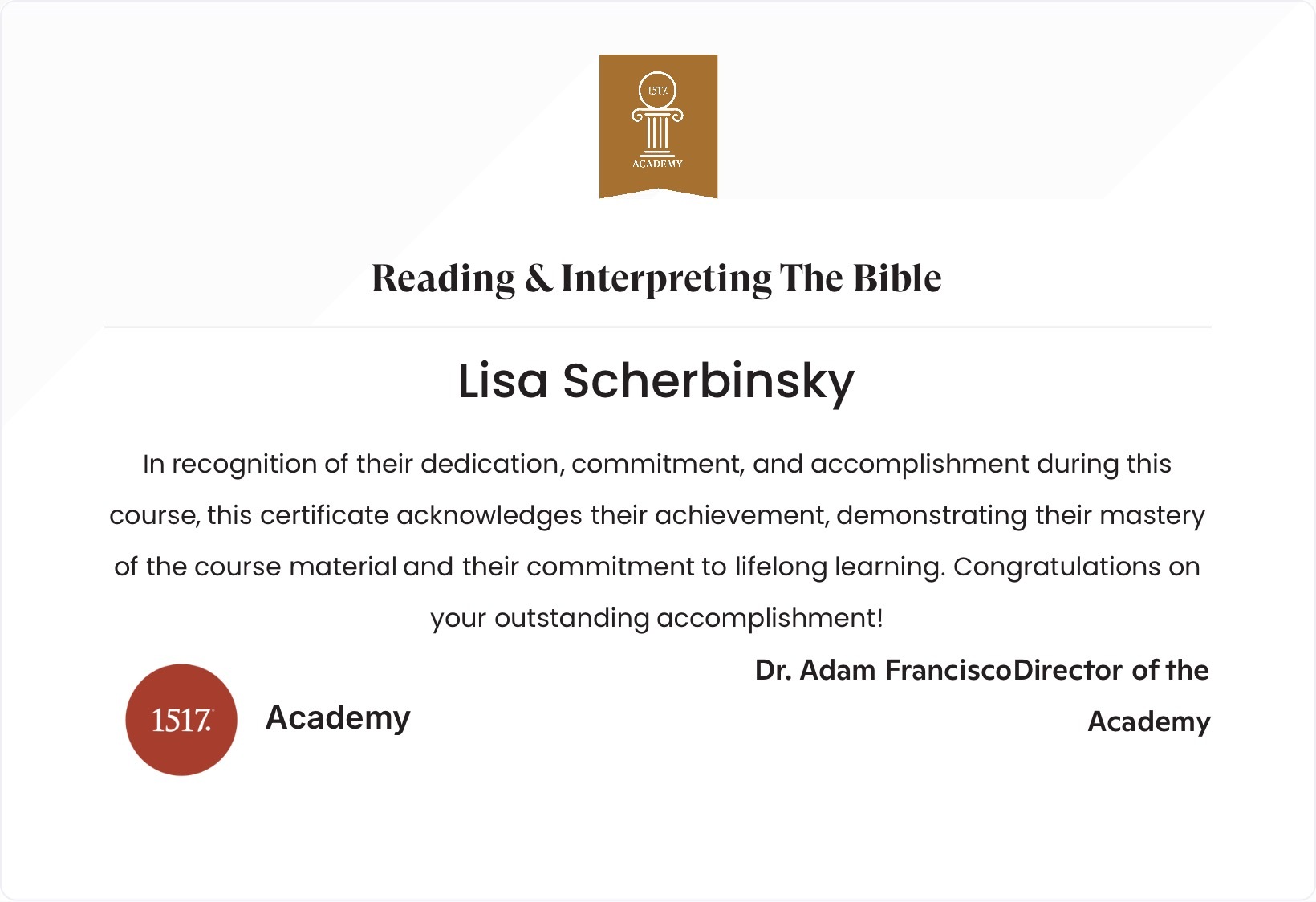 Reading & Interpreting The Bible