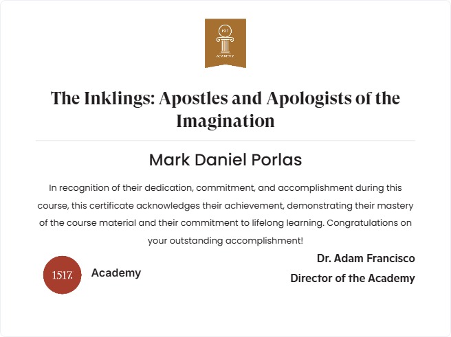 The Inklings: Apostles and Apologists of the Imagination