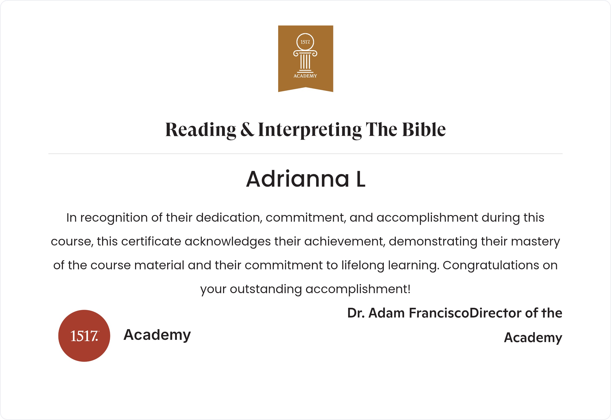 Reading & Interpreting The Bible