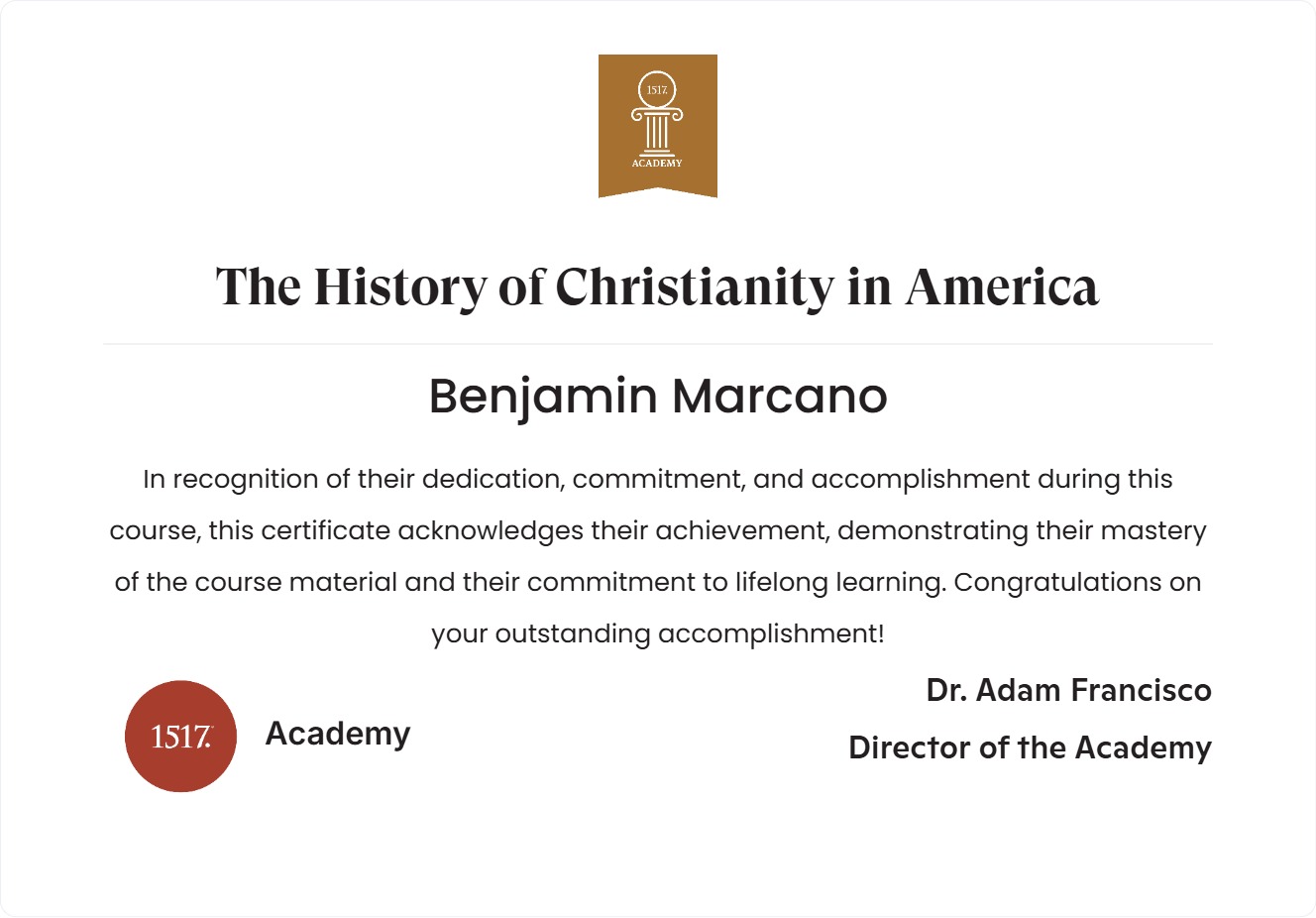 The History of Christianity in America