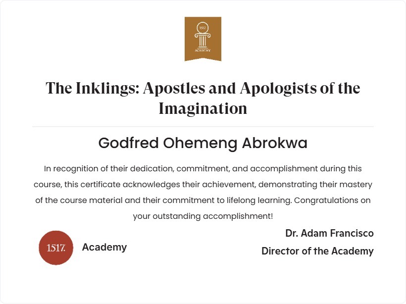 The Inklings: Apostles and Apologists of the Imagination