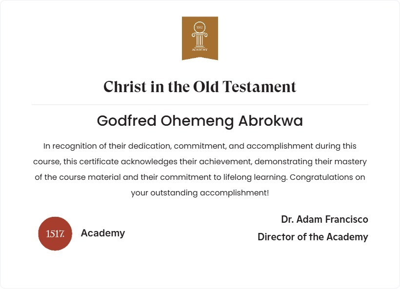 Christ in the Old Testament