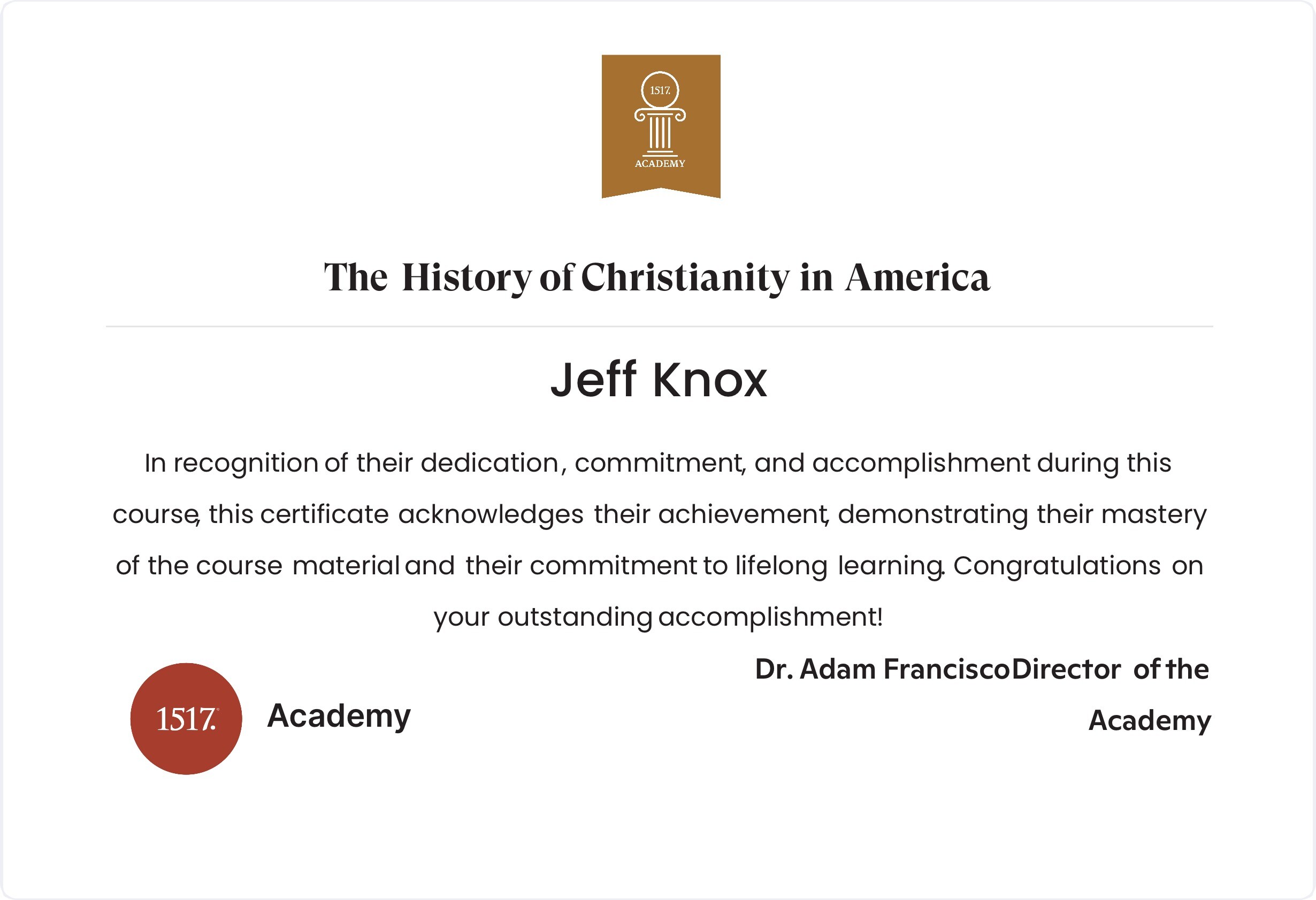 The History of Christianity in America