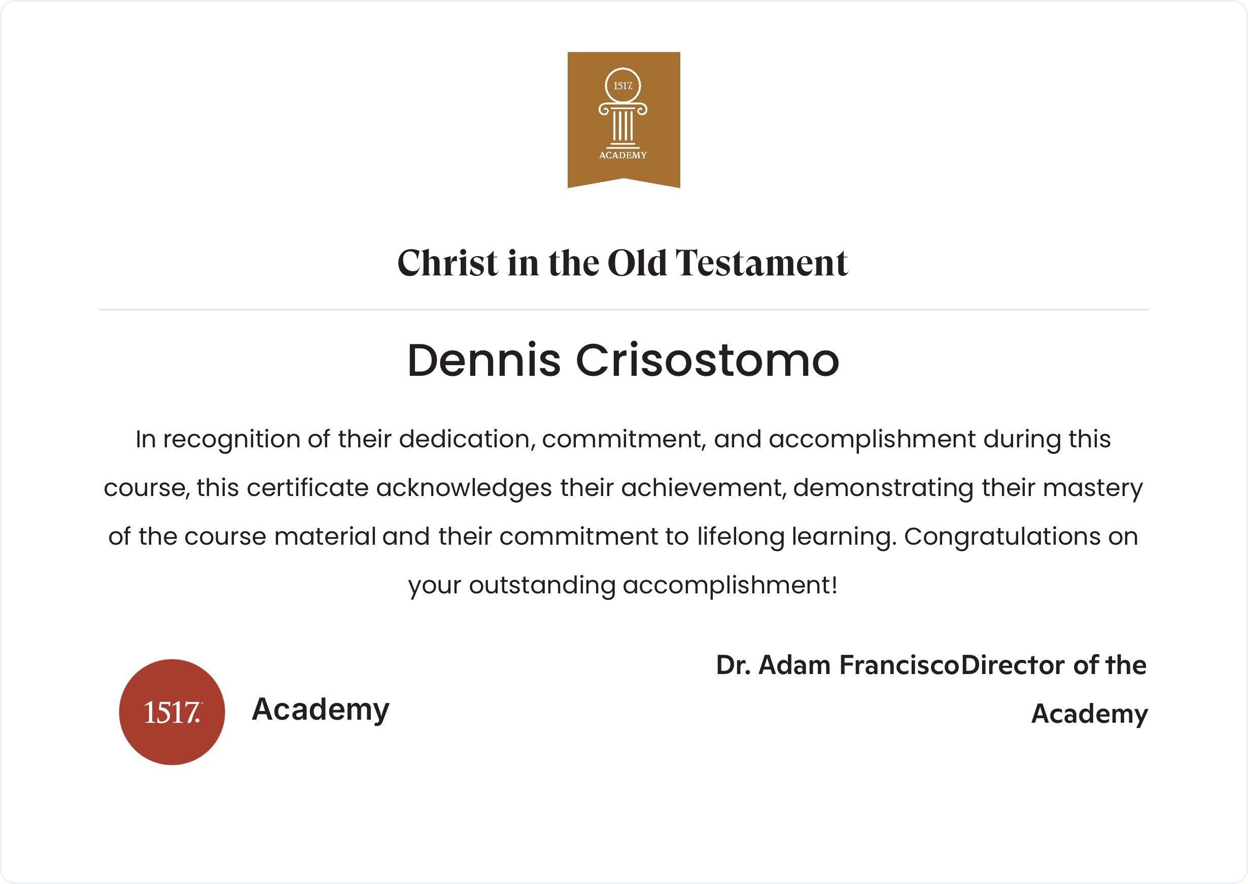 Christ in the Old Testament