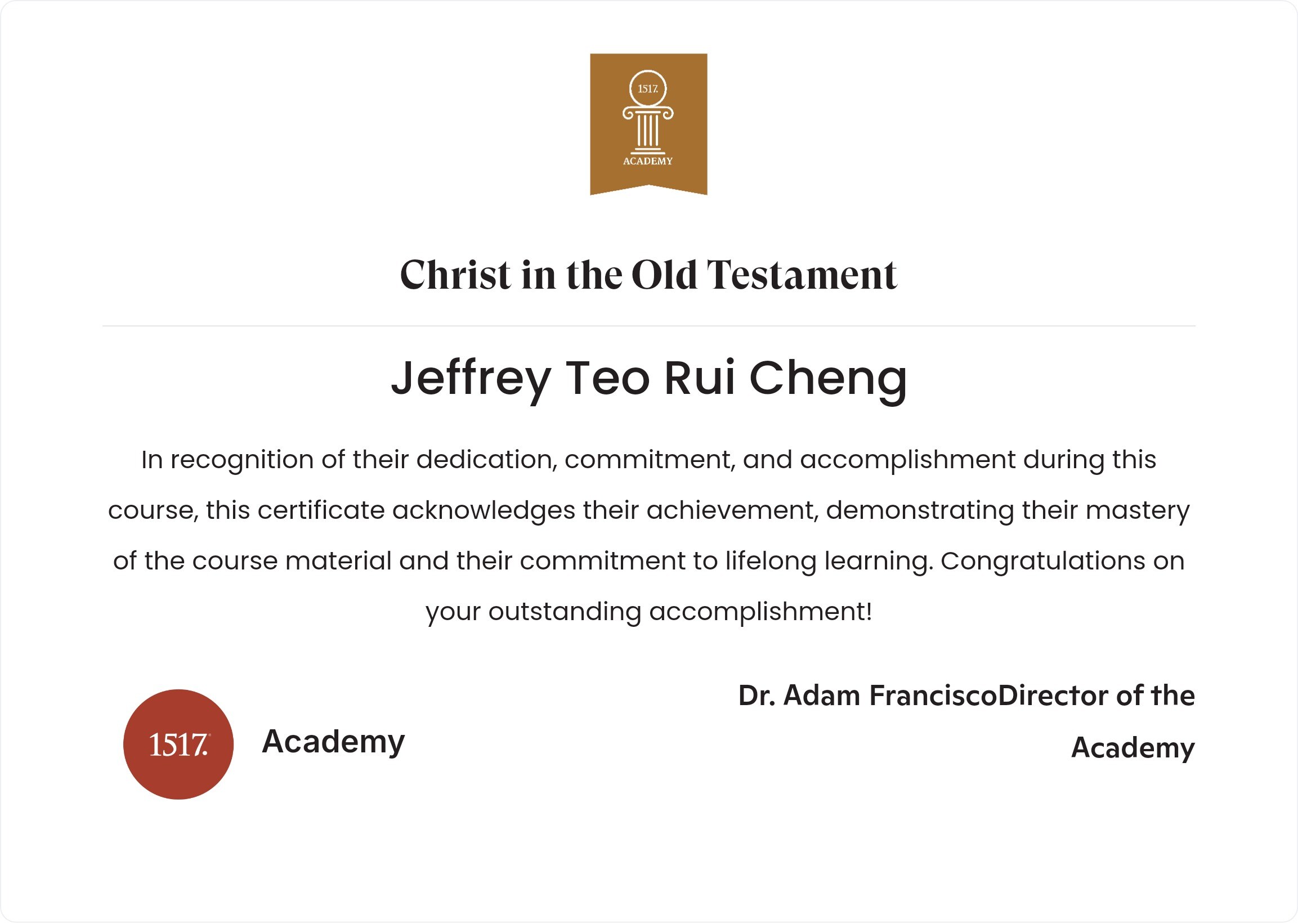 Christ in the Old Testament