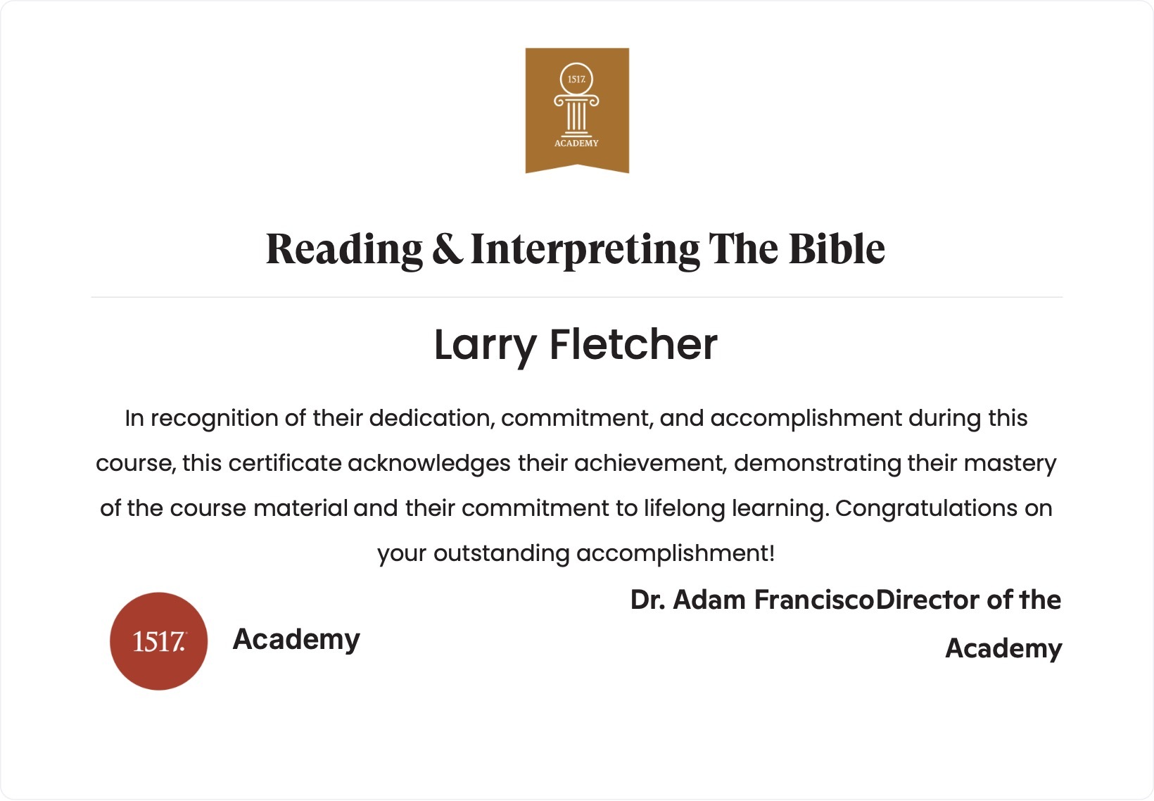Reading & Interpreting The Bible