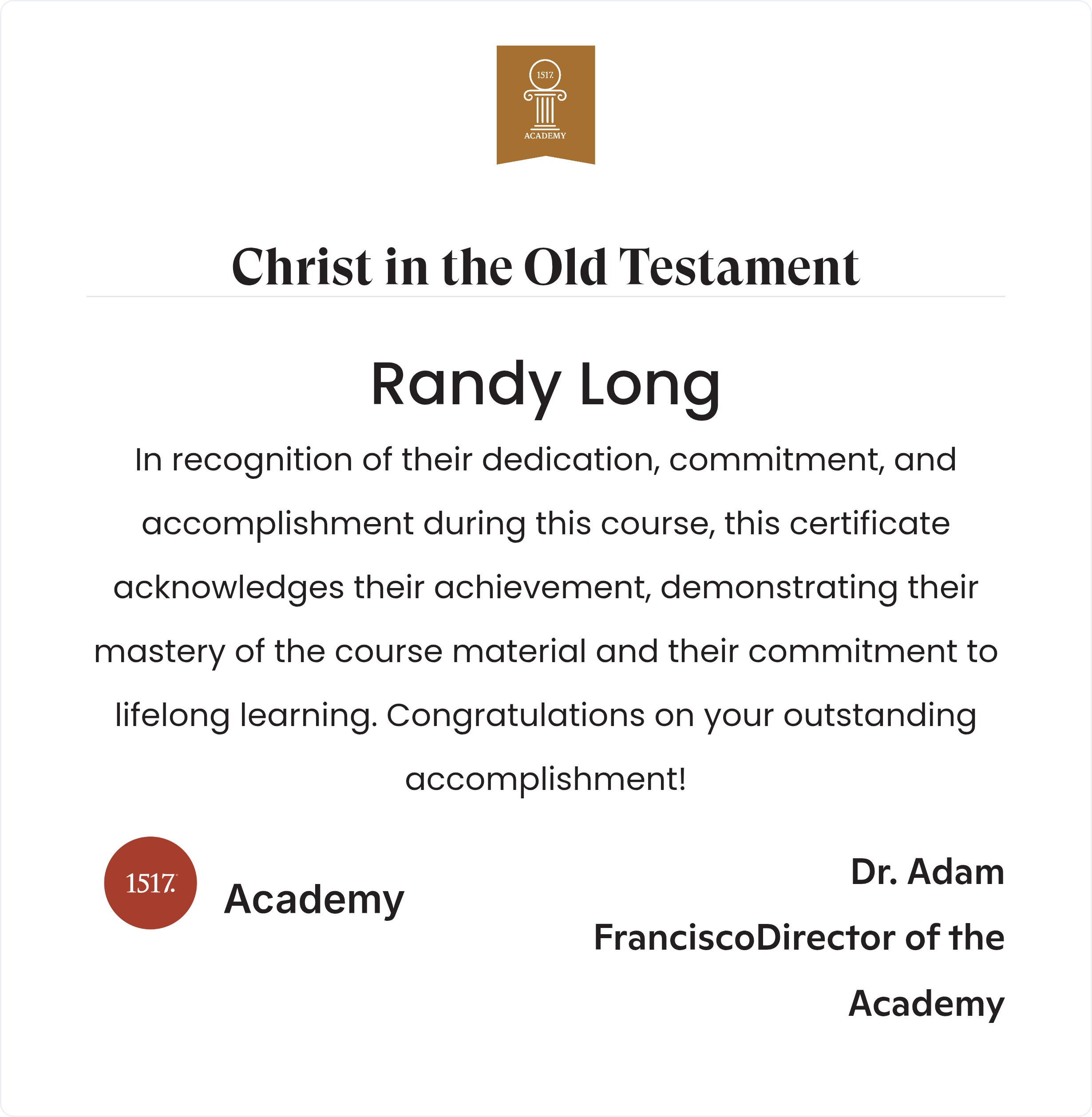 Christ in the Old Testament