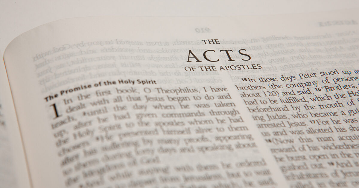 New Testament: Acts 1:12-26 (Easter 7: Series A)